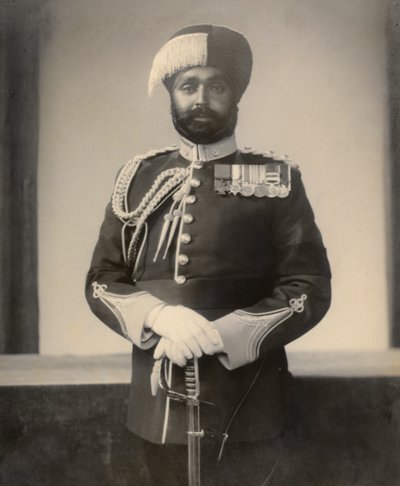Subadar Major Ishar Singh, Bahadur VC OBI, 4th Battalion, 15th Punjab Regiment, 1936-37 by English Photographer